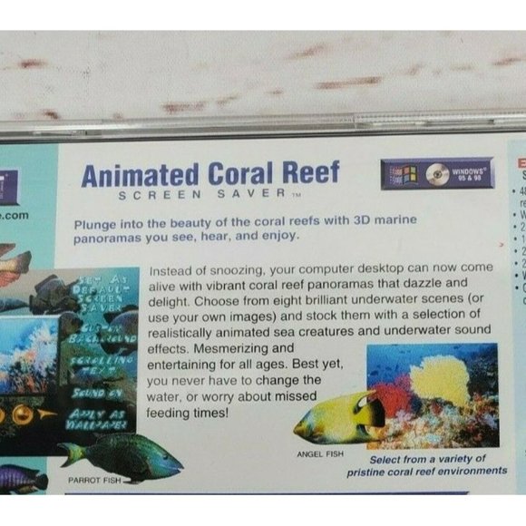 Expert Software Coral Reef 95 Screen Saver PC CD ROM Windows 95 B458 - Picture 5 of 8